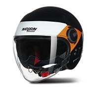 Casco Jet Nolan N21 Visor Nero/Bianco/ArancioM Nero,Bianco,Arancio