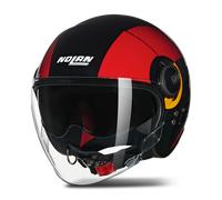 Casco Jet Nolan N21 Visor Nero/Rosso/ArancioS Nero,Rosso,Arancio
