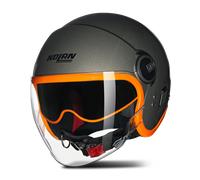 Casco Jet Nolan N21 Visor Perla Grigio/ArancioL Grigio,Arancio