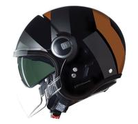 Casco Jet Nolan N21 VISOR TANGENTE 352 Nero / Grigio / Terra