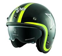 Casco Jet NOS NS-1F Etoile Giallo Fluo