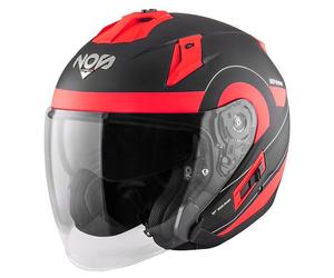 Casco Jet NOS NS-2 Zone Red Matt Taglia:M