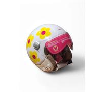 Casco Jet NZI Passerella Margherite Arancione Rosa - Ágatha Ruiz de La Prada Taglia S