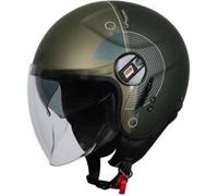 Casco Jet Origine Alpha Upndown Green Matt L