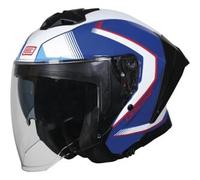 Casco Jet Origine Aprica Essential Rosso Blu Lucido L
