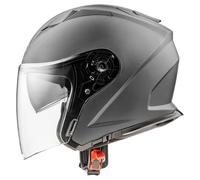 Premier Dokker, casco jet M male Matt-Grigio Scuro
