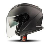 Premier Dokker, casco jet S male Matt-Grigio Scuro