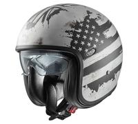 Casco Jet Premier VINTAGE NT OLD STYLE SILVER BM Taglia:S