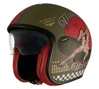 Casco Jet Premier VINTAGE PIN UP MILITARY BM Taglia:XS