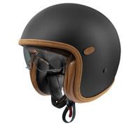 Casco jet Premier Vintage Platinum ED. U9BM 22.06 in fibra Nero opaco XL