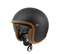 Casco jet Premier Vintage Platinum ED. U9BM 22.06 in fibra Nero opaco