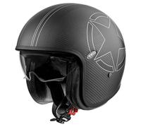 Premier Helmets 23 Vintage Star Carbon Bm 22.06 Open Face Helmet Nero M