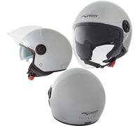 Casco Jet Scooter Moto ECE 22-06 Doppia Visiera Parasole A-PRO