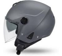 CASCO JET SCOOTER UFO NEXIE CON VISIERINO OMO. ECE 22-06 HELMET GRIGIO LUCIDO
