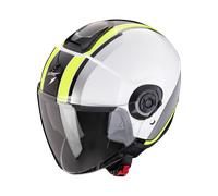 Casco jet Scorpion EXO-CITY II VEL Bianco Giallo neon L