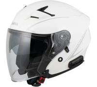 Casco Jet Sena Outstar S Bluetooth Integrato Bianco Lucido M