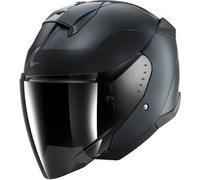 Casco Jet Shark Dark Shadow Titanio Blu Opaco XS