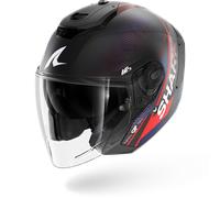 SHARK Casco RS JET Carbon SPEED-TECH Blu/Rosso/Nero Taglia S