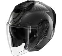 Casco Jet Shark Rs Jet Carbon Ikonik Nero Chrome XL
