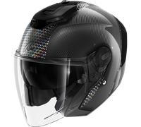 Casco Jet Shark Rs Jet Carbon Ikonik Nero Iridium XS