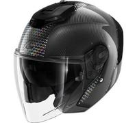Casco Jet Shark Rs Jet Carbon Ikonik Nero Iridium XL