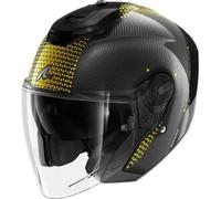Casco Jet Shark Rs Jet Carbon Ikonik Oro Chrome XS