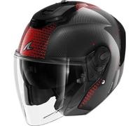 Casco Jet Shark Rs Jet Carbon Ikonik Rosso Chrome L