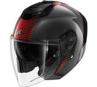 Casco Jet Shark Rs Jet Carbon Ikonik Rosso Chrome L