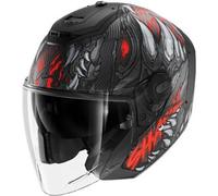 Shark Rs Jet Carbon Shaytan Open Face Helmet Nero XS