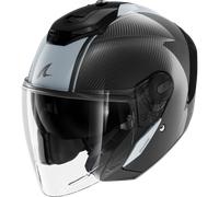 Casco Jet Shark RS JET CARBON SKIN Carbon Silver Carbon Taglia:XS