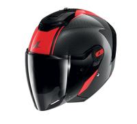 Casco Jet Shark RS Jet Carbon Skin Carbonio Rosso M