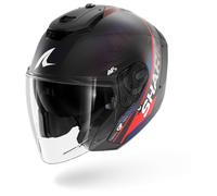 SHARK Casco RS JET Carbon SPEED-TECH Blu/Rosso/Nero Taglia S