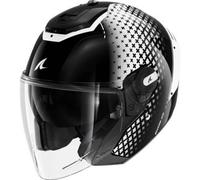 Casco Jet Shark Rs Jet Stride Nero Bianco S