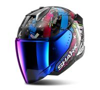 Casco Jet Shark Skwal i3 Jet Nero/BluXXL Nero,Blu