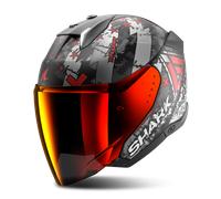 Casco Jet Shark Skwal i3 Jet Nero/RossoXL Nero,Rosso