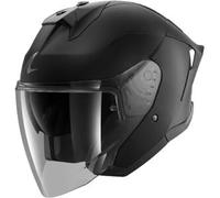 Shark Skwal Jet Cup Blank, casco aperto XS female Nero Opaco