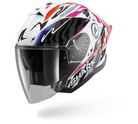Casco SKWAL JET CUP SPEED-FANCY Bianco Nero Rosso SHARK - UE: XS