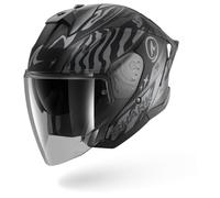 Casco SKWAL JET CUP SPEED-FANCY Argento Nero Opaco SHARK - UE: XL
