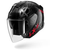 SHARK Casco SKWAL JET SHIEVER Nero/Rosso – Taglia L