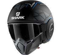 Casco jet Shark Street Drak Hurok Nero Opaco Blue
