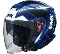Casco da moto jet SMK GTJ Tourer Bleu S