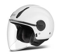 Casco Jet Smk Laminar Bianco Lucido XL