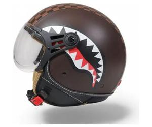 Casco Jet SprayGround Sharks in Paris Helmet Marrone M