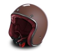 Casco Jet Stormer Quartz MarroneL Marrone