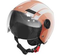 Casco Jet Stormer Ride Path Corallo Lucido M
