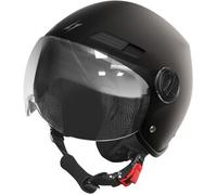 Casco Jet Stormer Ride Solid Nero Opaco S