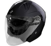 Casco Jet Stormer Run Nero Lucido S