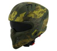 Suomy Armor Urban Squad Camo, casco modulare XL male Opaco Verde Scuro/Verde Chiaro