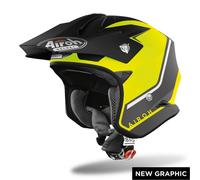 CASCO JET TRR S KEEN YELLOW MATT | AIROH | MotoCharlie