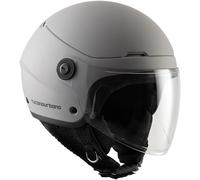 Casco jet tucano urbano el pop Light Grey Grigio per moto scooter ECE 22.06